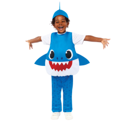 Fasching Amscan Kinderkostüm Baby Shark Blau - Daddy