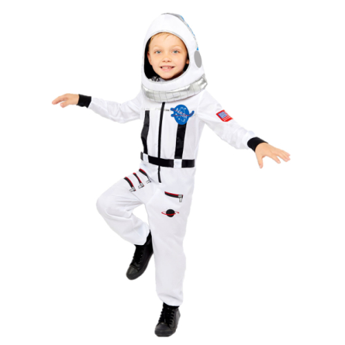 Fasching Amscan Kinderkostüm Astronaut Weltraumanzug weiß