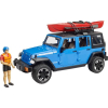 Bruder Jeep Wrangler Rubicon Unlimited + Kajak + Figur 02529