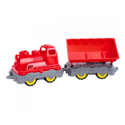 BIG Power Worker Mini Zug mit Wagon Eisenbahn 55784