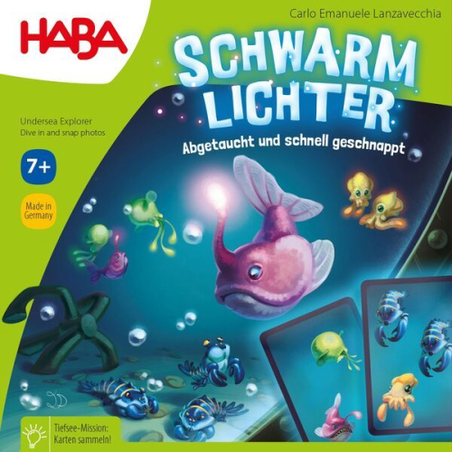 HABA Spiel Kartenspiel Schwarmlichter Fische