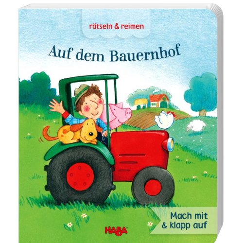 HABA Buch rätseln & reimen – Auf dem Bauernhof ab 3 Jahre