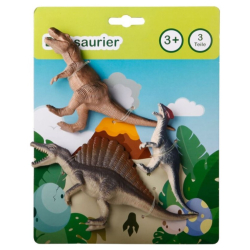 Toy Fun Tierfiguren Zubehörfiguren 3er-Set Dinosaurier