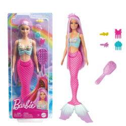 Mattel Barbie New Long Hair Fantasy Doll Mermaid -...