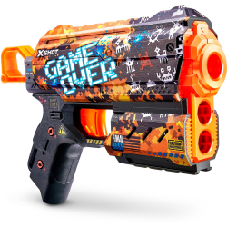 X-Shot Pistole Skins Flux Blaster Game Over