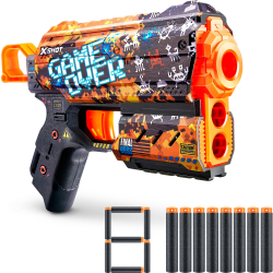 X-Shot Pistole Skins Flux Blaster Game Over