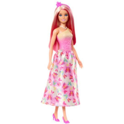 Mattel Barbie Royal-Puppe mit pink Haaren Barbiepuppe