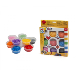 Art & Fun Perlenset Bügelperlen in 9 Farben einzelnverpackt