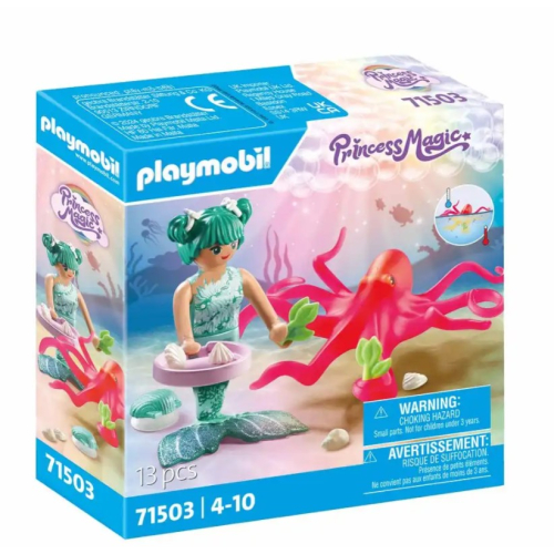 PLAYMOBIL Princess Magic Meerjungfrau mit Krake 71503