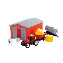 Toi-Toys TRACTOR Set Scheune & Traktor mit viel...