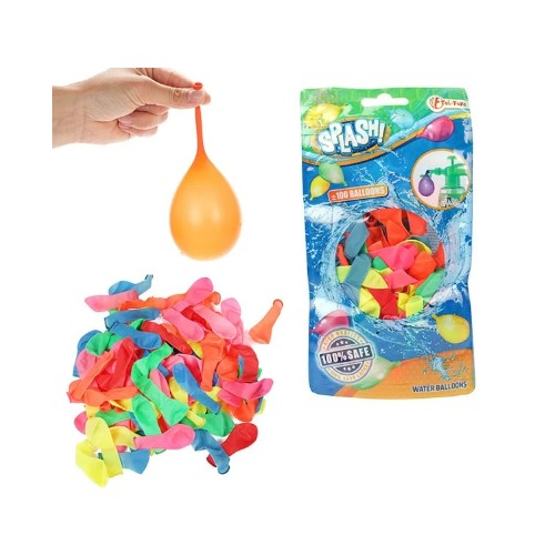 Toi-Toys SPLASH HQ Wasserballons Wasserbomben 100 Stück im Beutel