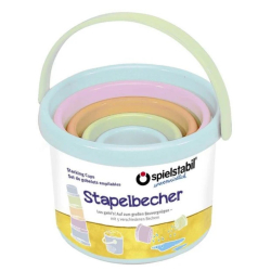 spielstabil Stapelbecher-Set pastell 5-teilig 3726