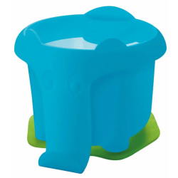 Pelikan Wasserbox Elefant blau mit Pinselhalter, Wasserkammer und Wasserbecher