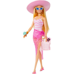 Mattel Barbie  Beach Day Strandtag Barbiepuppe blond