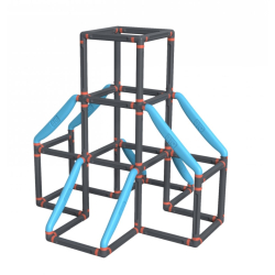BIG Kraxxl - The Tower Modulares Klettergerüst Spielturm