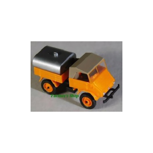 epoche Unimog 411 mit Sprengwagen orange  20414