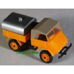 epoche Unimog 411 mit Sprengwagen orange  20414