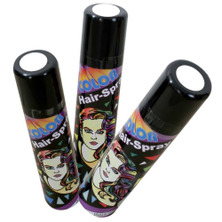 Fasching Hair-Color-Spray Haarspray Haar Spray weiß...