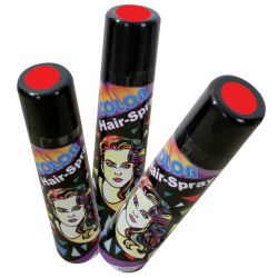 Fasching Hair-Color-Spray  Haarspray Haar Spray rot 100ml