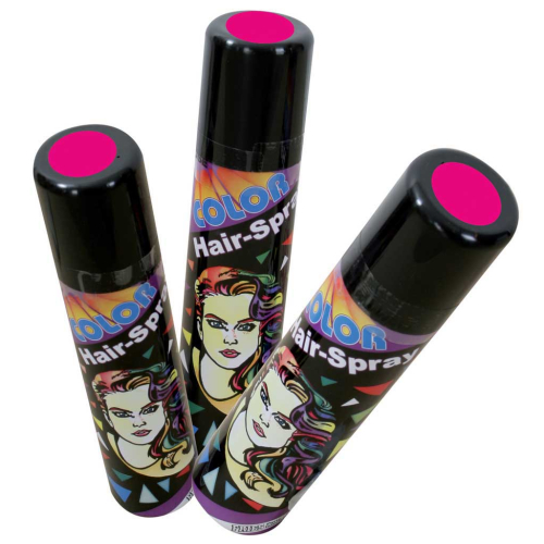 Fasching Hair-Color-Spray Haarspray Haar Spray pink 100 ml