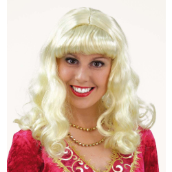 Fasching Karneval Perücke Prinzessin blond