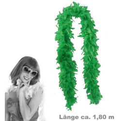 Fasching Federboa Feder Boa grün ca.1,80 m lang