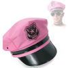 Fasching Karneval Polizei Mütze Hut pink