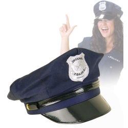 Fasching Polizei Mütze Hut
