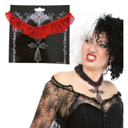 Fasching Karneval Gothic Halsband Kette sortiert