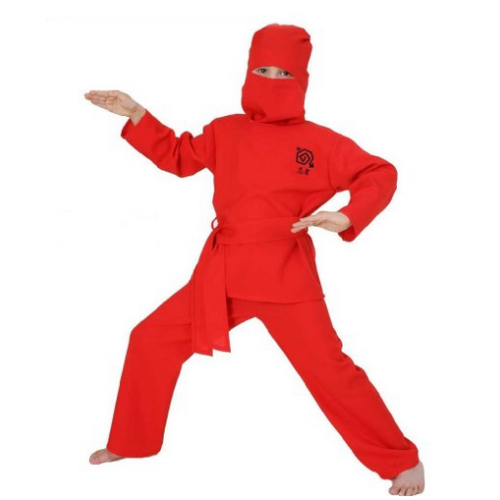 Fasching Red Ninja  Ninjago Kai Kostüm 4-tlg. Gr.152