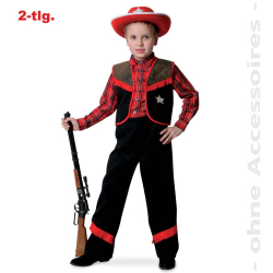 Fasching Karneval Cowboy Kostüm Ben 2-teilig Gr. 128