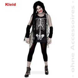 Fasching Zombie Girl Kleid Größe 140 Halloween Kostüm