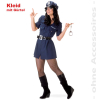 Fasching Karneval Kostüm Polizistin Kleid mit Gürtel Gr. 34