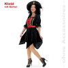 Fasching Megan Kleid Piratin Vamp Kostüm mit Gürtel Gr. 36