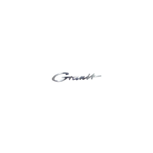 HANOMAG Schriftzug Granit Emblem