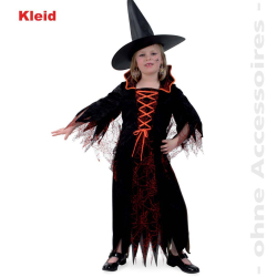 Fasching Halloween Grusella Hexe Kleid Kostüm Gr.116