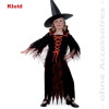 Fasching Halloween Grusella Hexe Kleid Kostüm Gr.128
