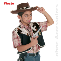 Fasching Cowboy-Weste Timmy Gr. 116