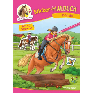 Sticker Malbuch Pferde