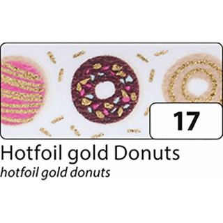 17 gold Donuts
