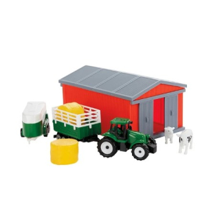 Set 1 grüner Traktor